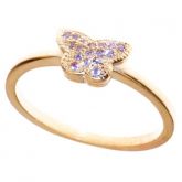 Anel Butterfly Folheado a ouro